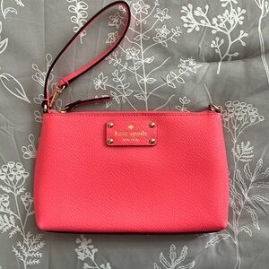 Hot pink Kate Spade wristlet